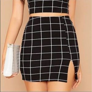 Crop top with shirt set